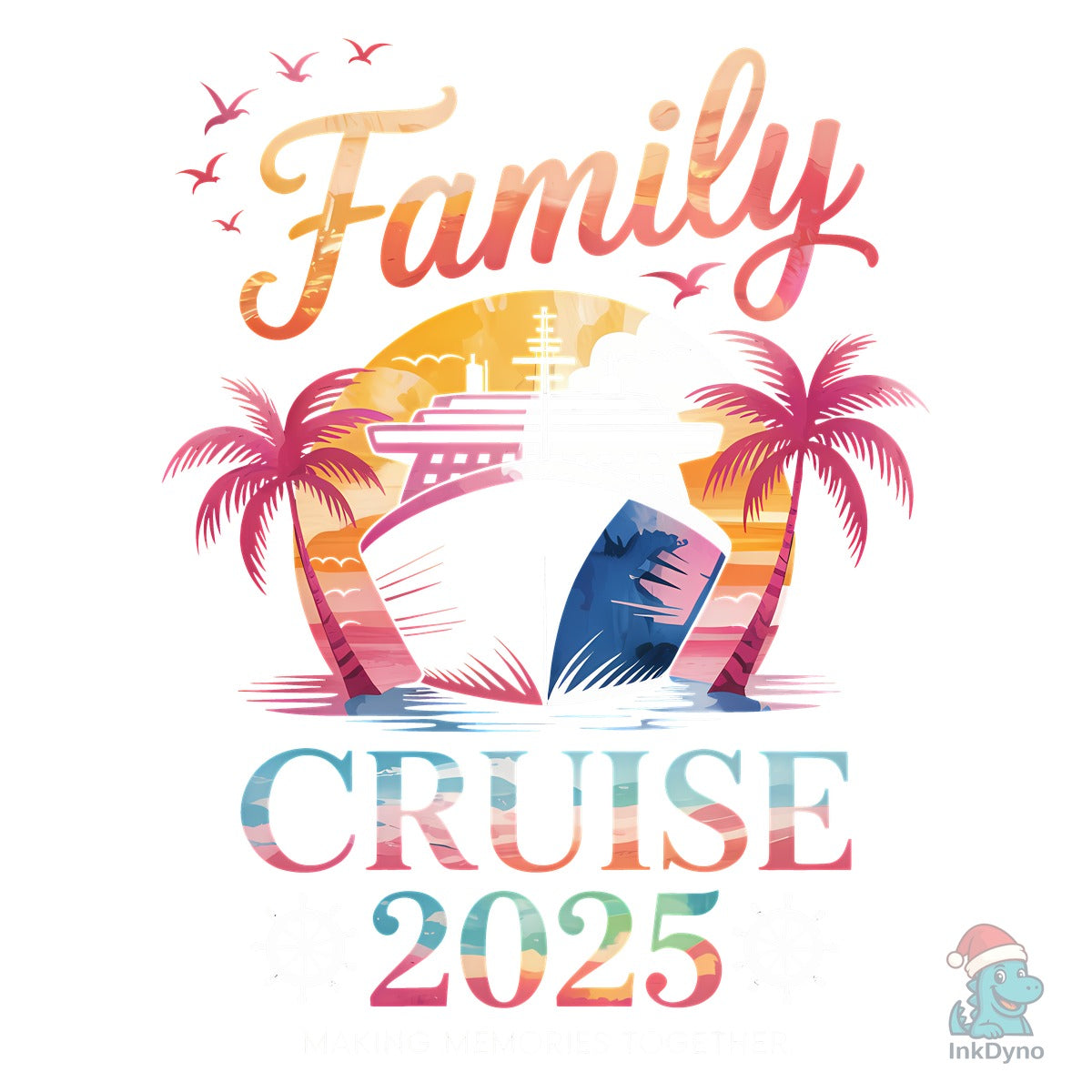 Family Cruise Trip 2025 T-Shirt