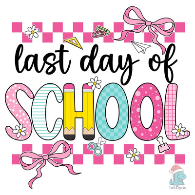 Last Day of School Cute School Bow