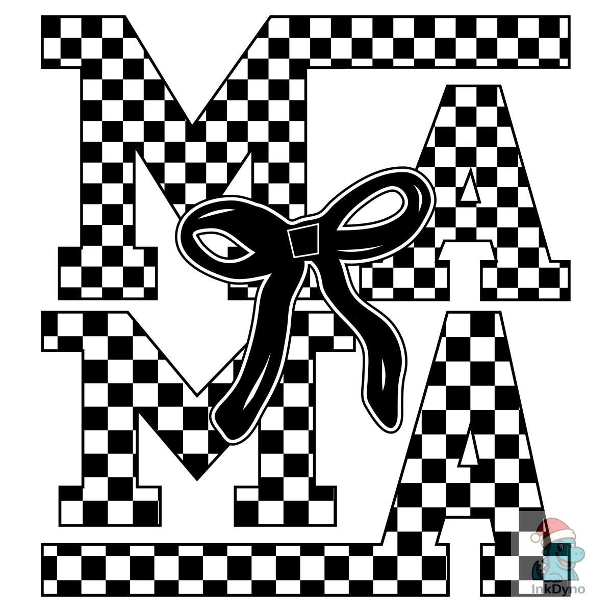 Retro Mama Checkered Coquette