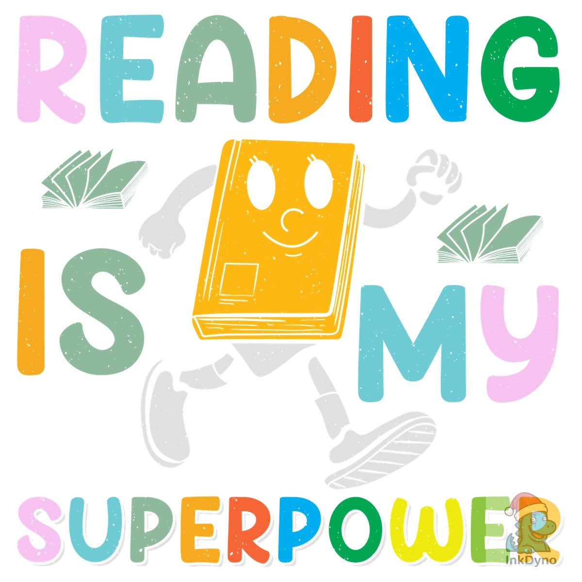 My Superpower Reading Sublimation Design