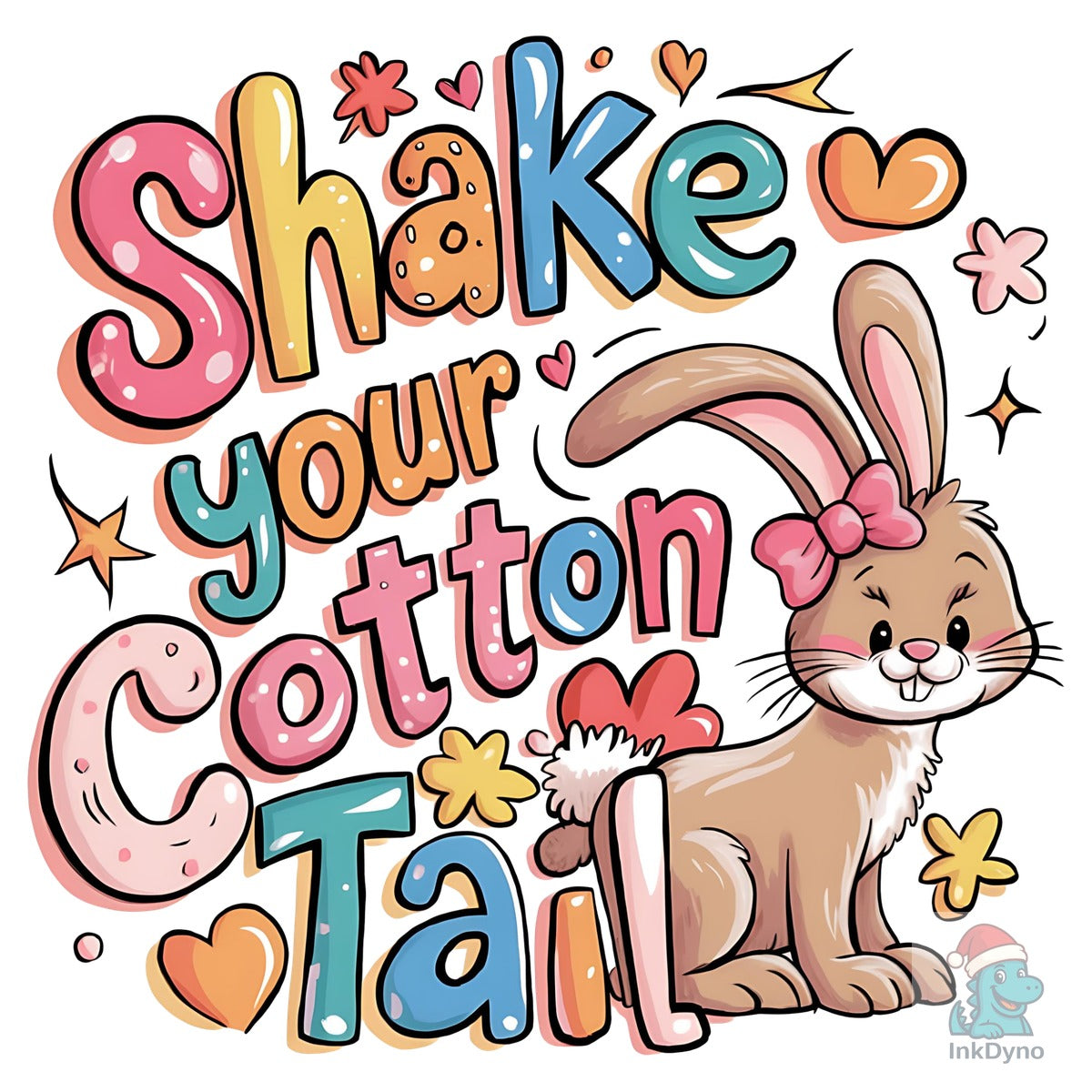 Shake Your Cotton Tail Easter Bunny
