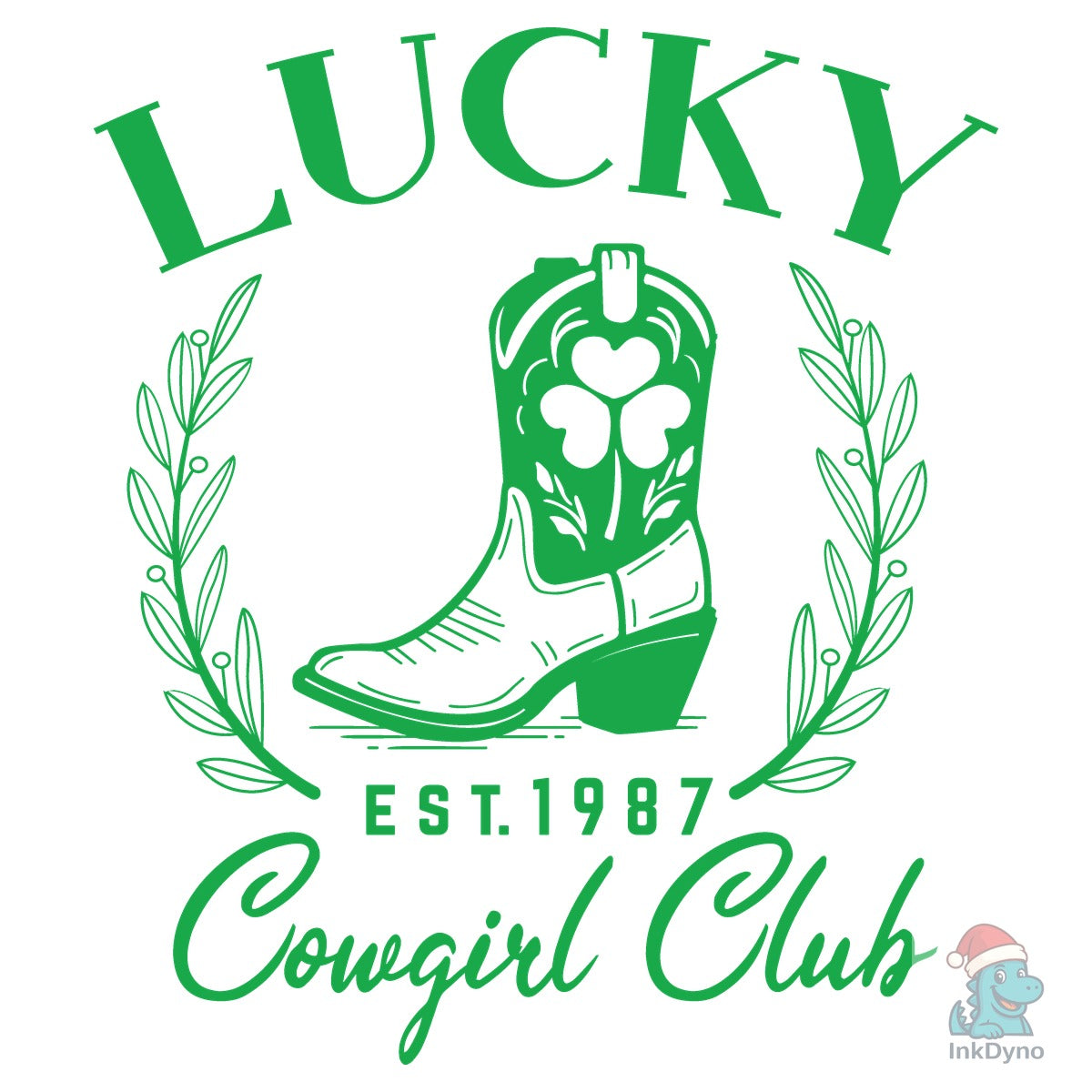 Lucky Cowgirl St. Patrick's Day