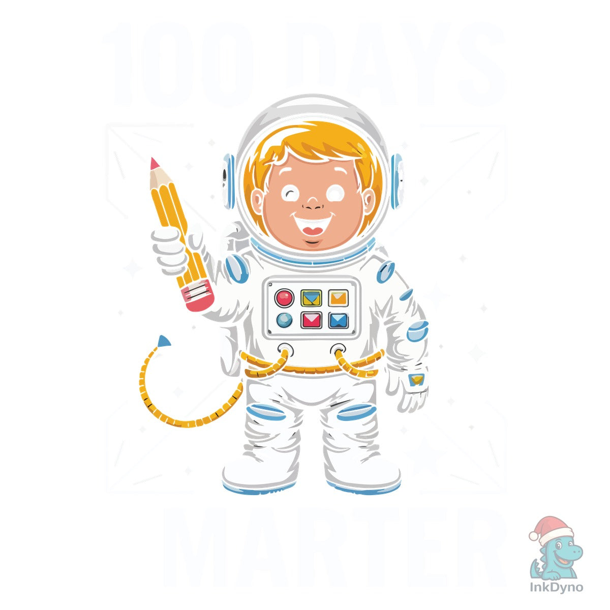 100 Days Smarter Space Astronaut 100th