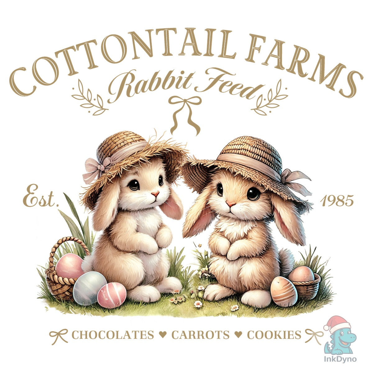 Vintage Easter Rabbit Sign