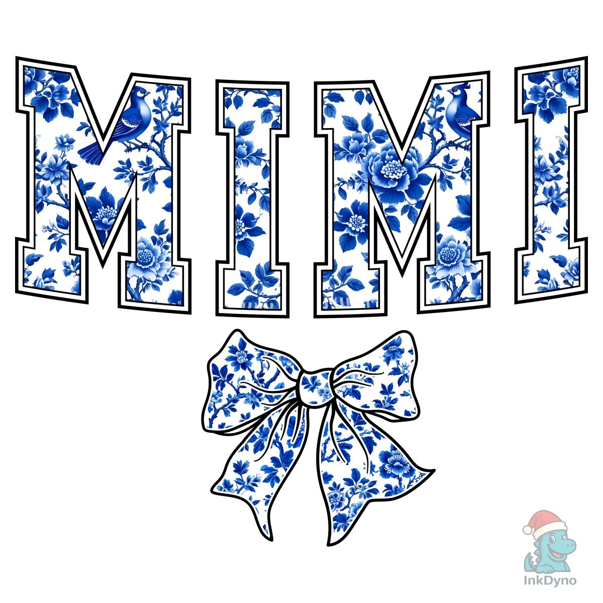 Coquette Bow Mimi Chinoiserie Blue