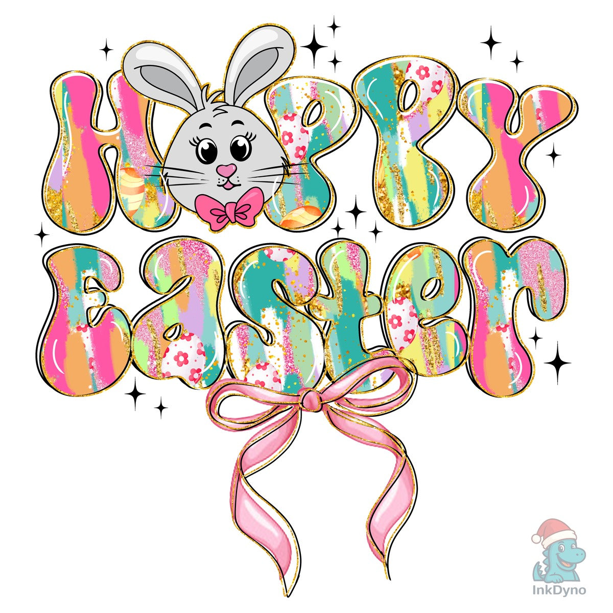 Glitter Happy Easter Coquette