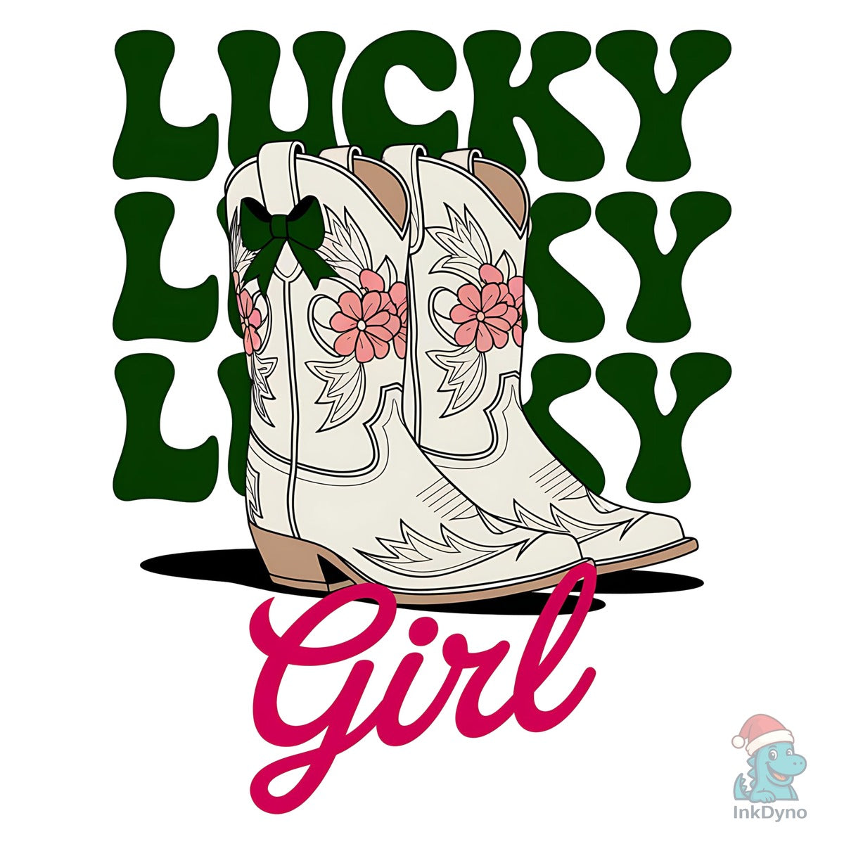 Lucky Girl St Patrick's Day Cowgirl
