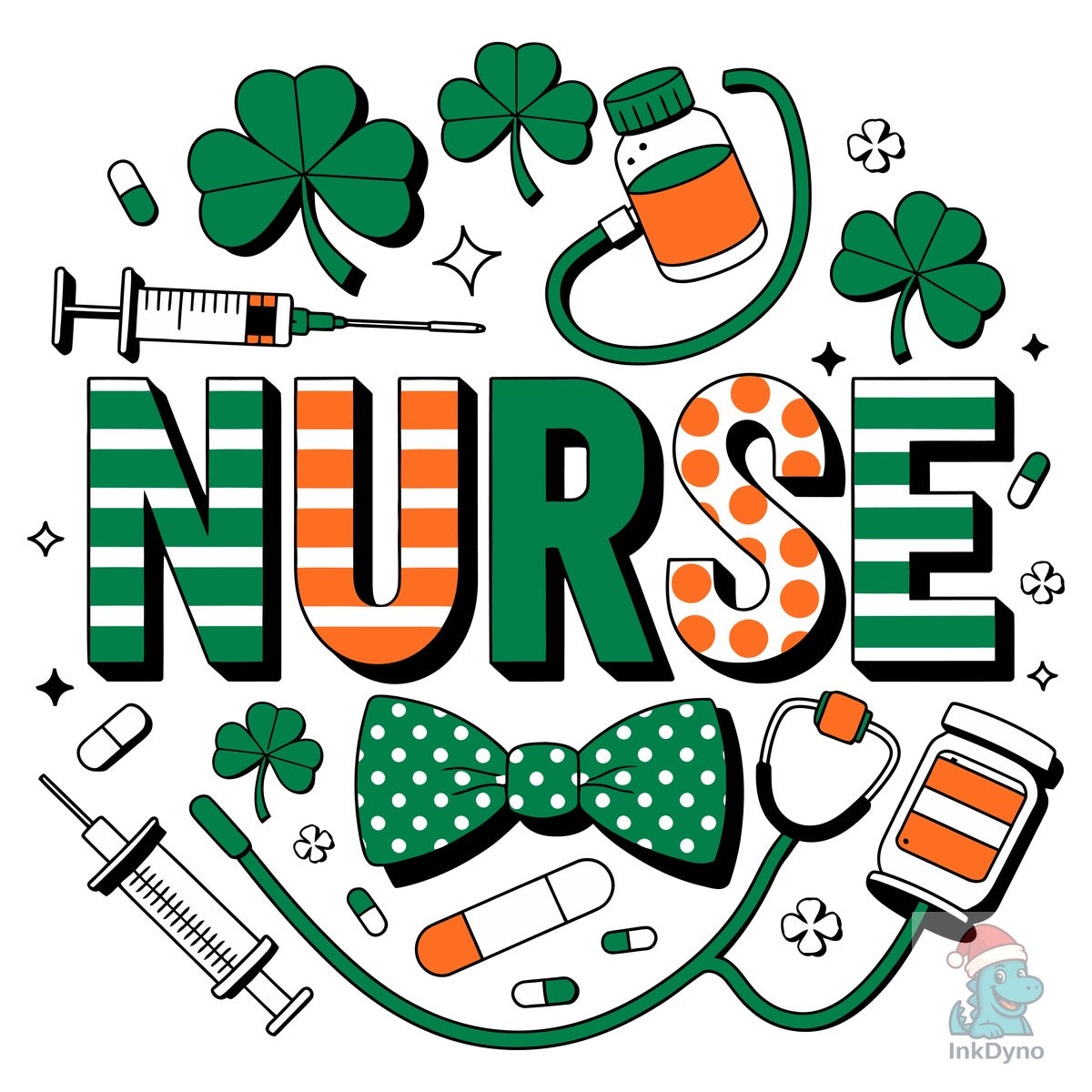 Nurse St. Patrick's Day Coquette T-Shirt