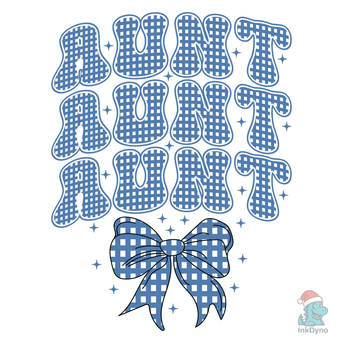 Blue Coquette Bow Aunt Chinoiserie