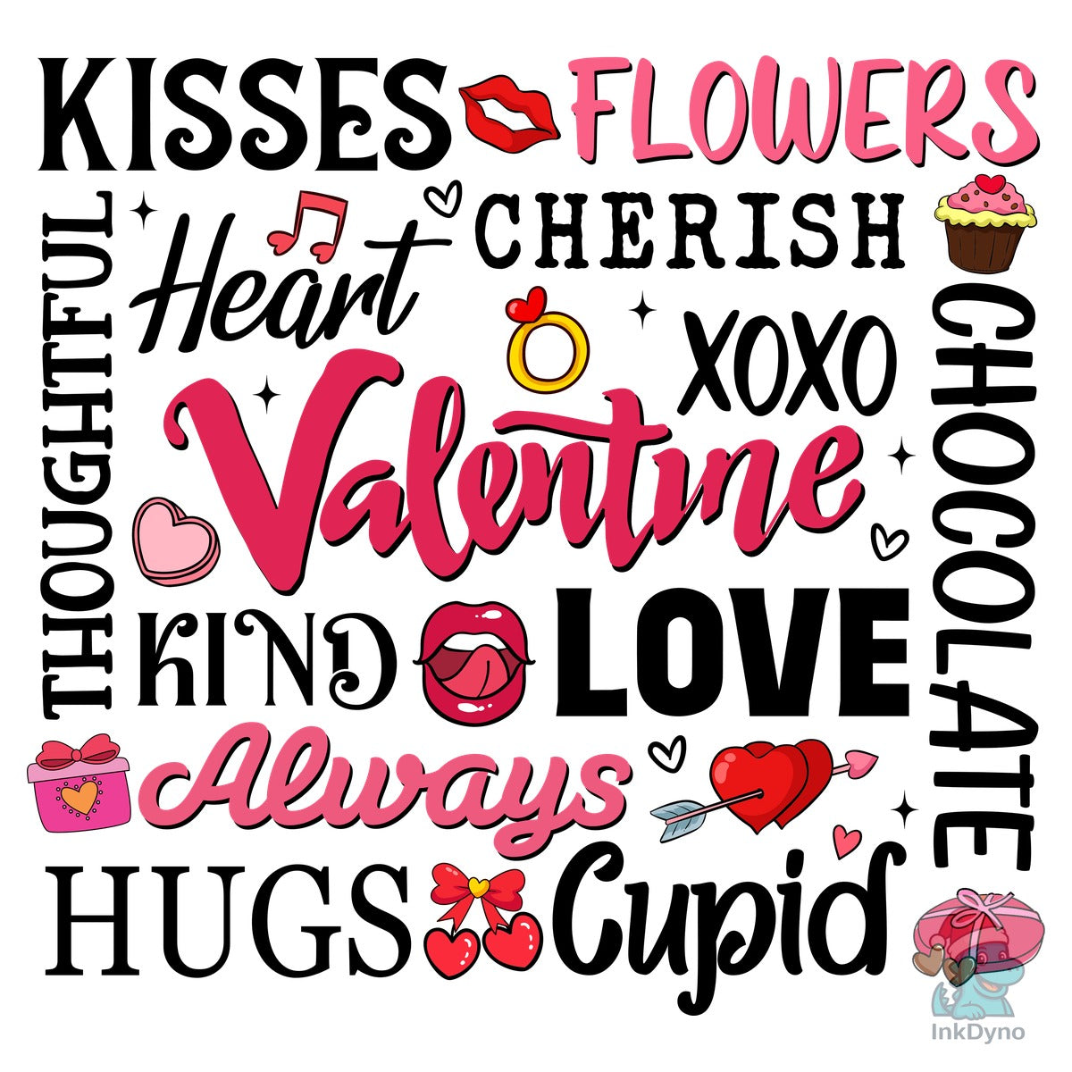 Happy Valentine's Tee Design