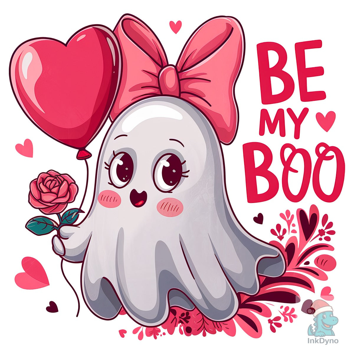Valentine's Day Ghost Be My Boo Cute