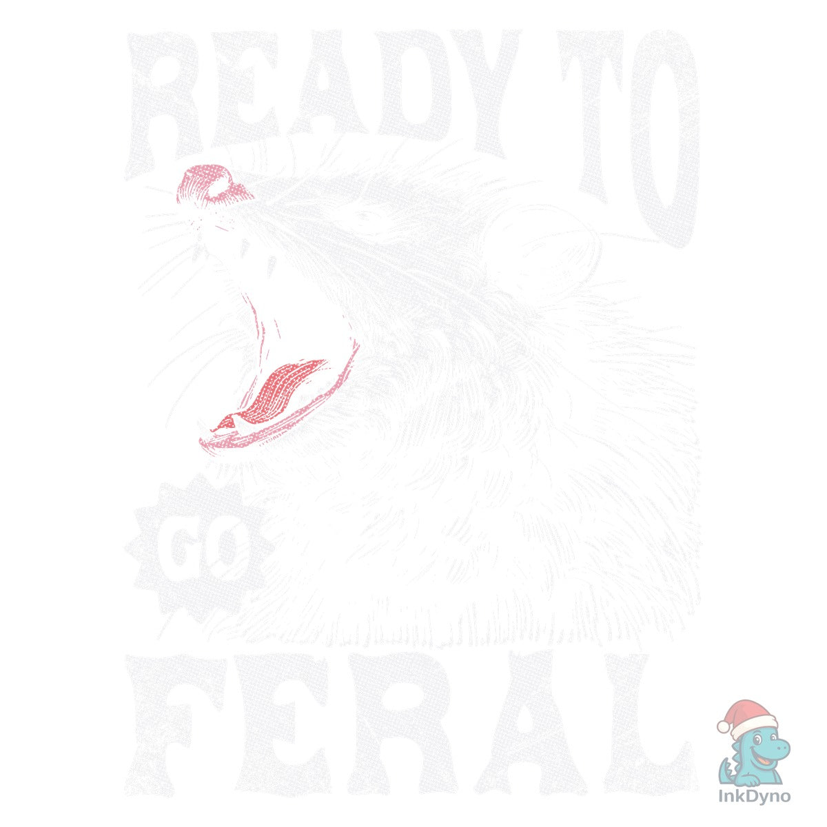 Ready to Go Feral Possum Retro Shirt