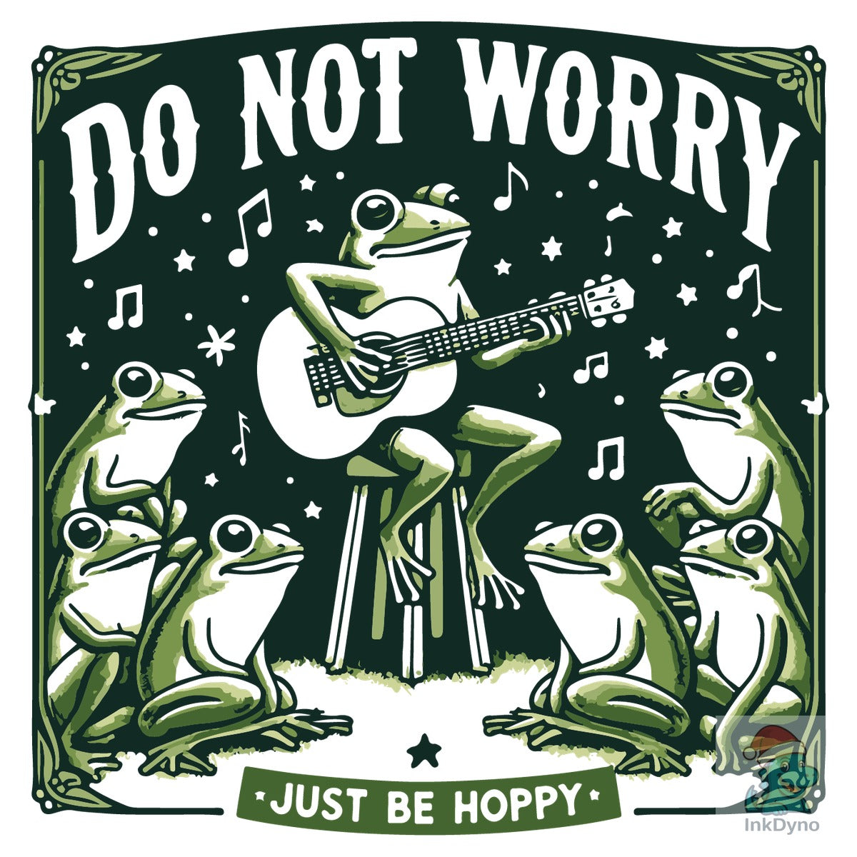Trendy Vintage Retro Frog Vintage