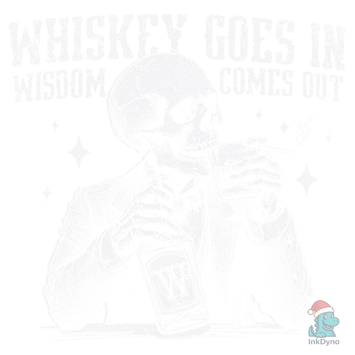 Skull Whiskey Goes in Wisdom Comes out