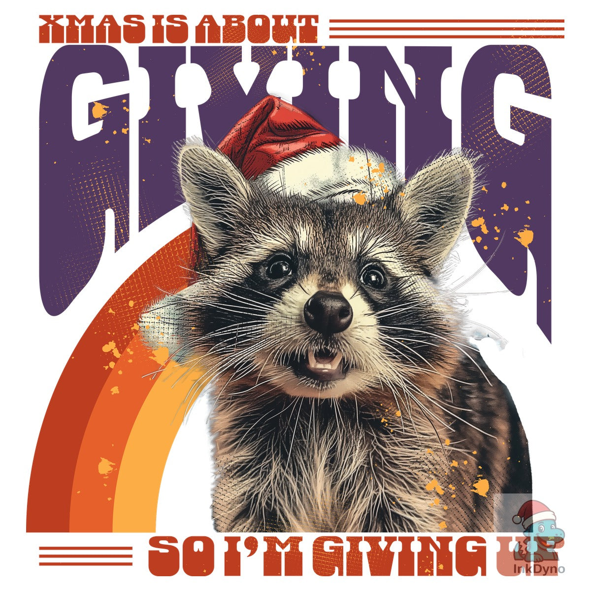 90s Raccoon Bootleg T-Shirt Design