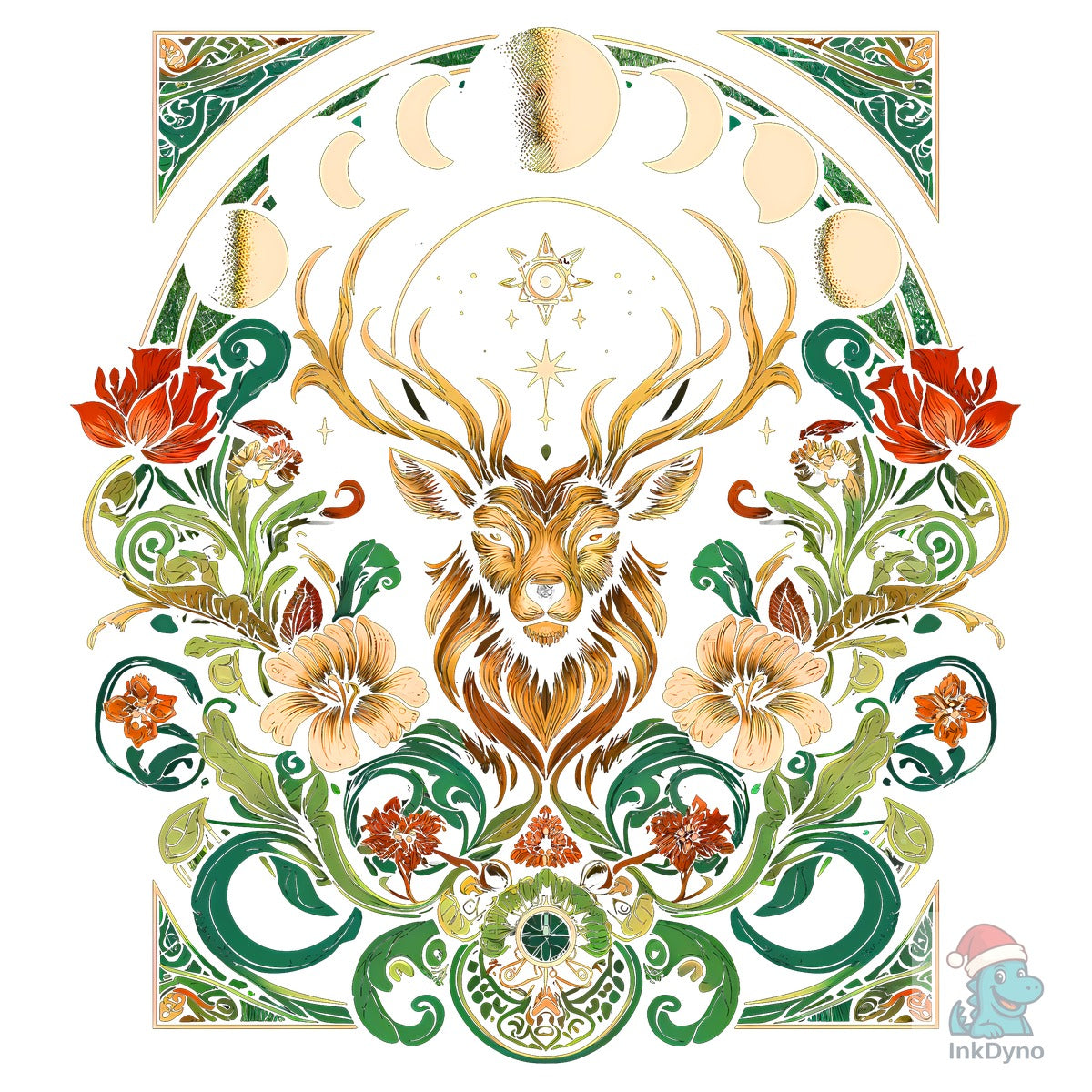 Tarot Card Nouveau Boho Wicca