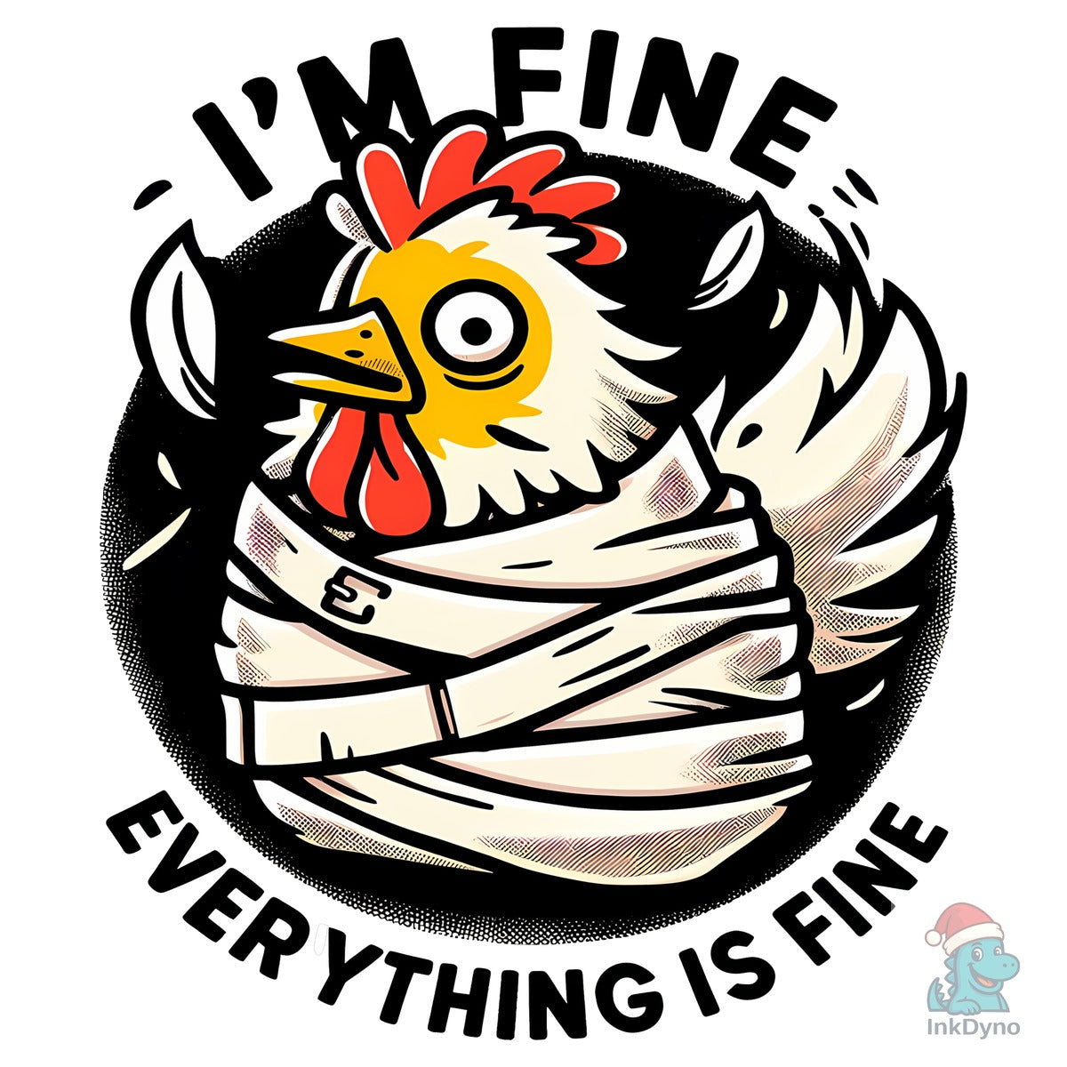 It's Fine Funny Chicken Western