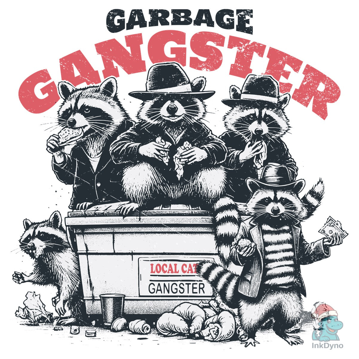 Raccoon Garbage Gangster Shirt