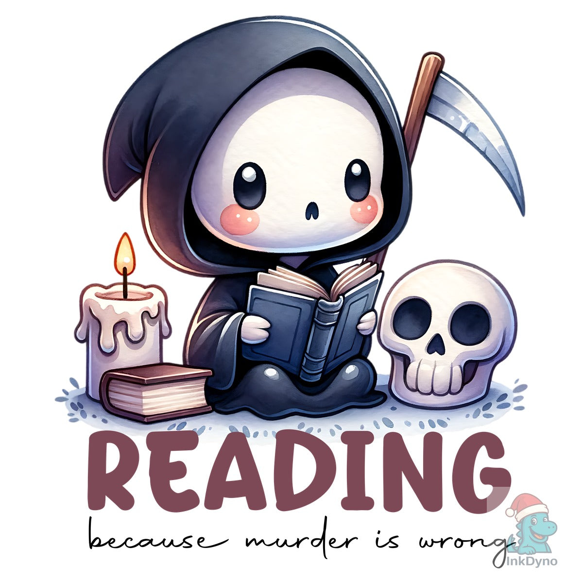 Reading Funny Grim Reaper Quote