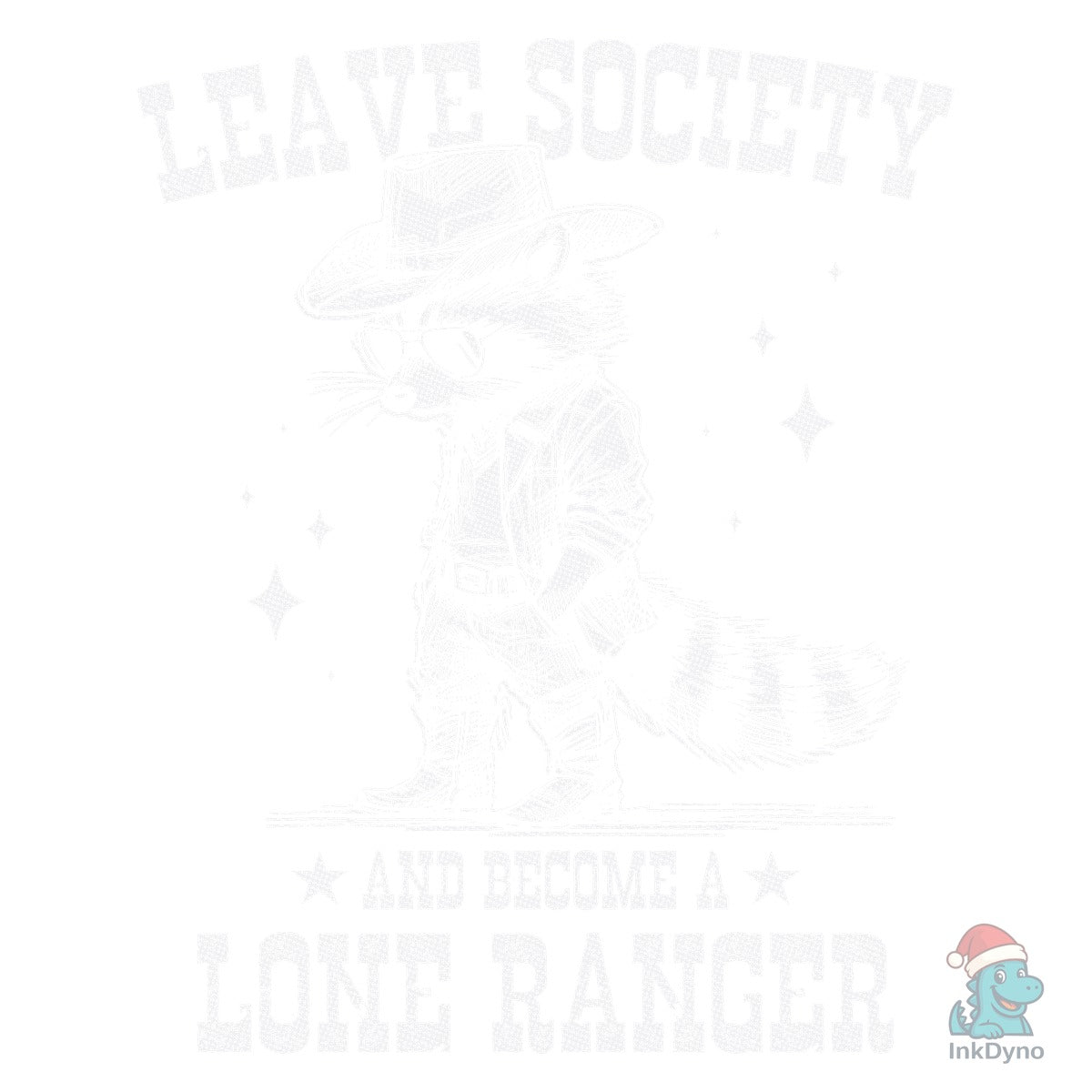 Cowboy Raccoon Lone Ranger Shirt