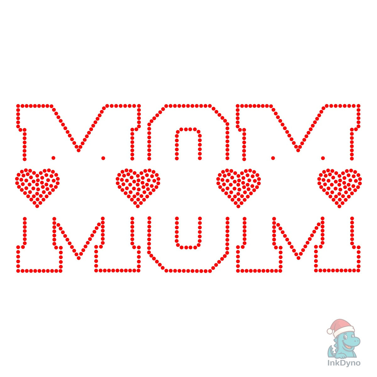 Mom Rhinestone Templates Design
