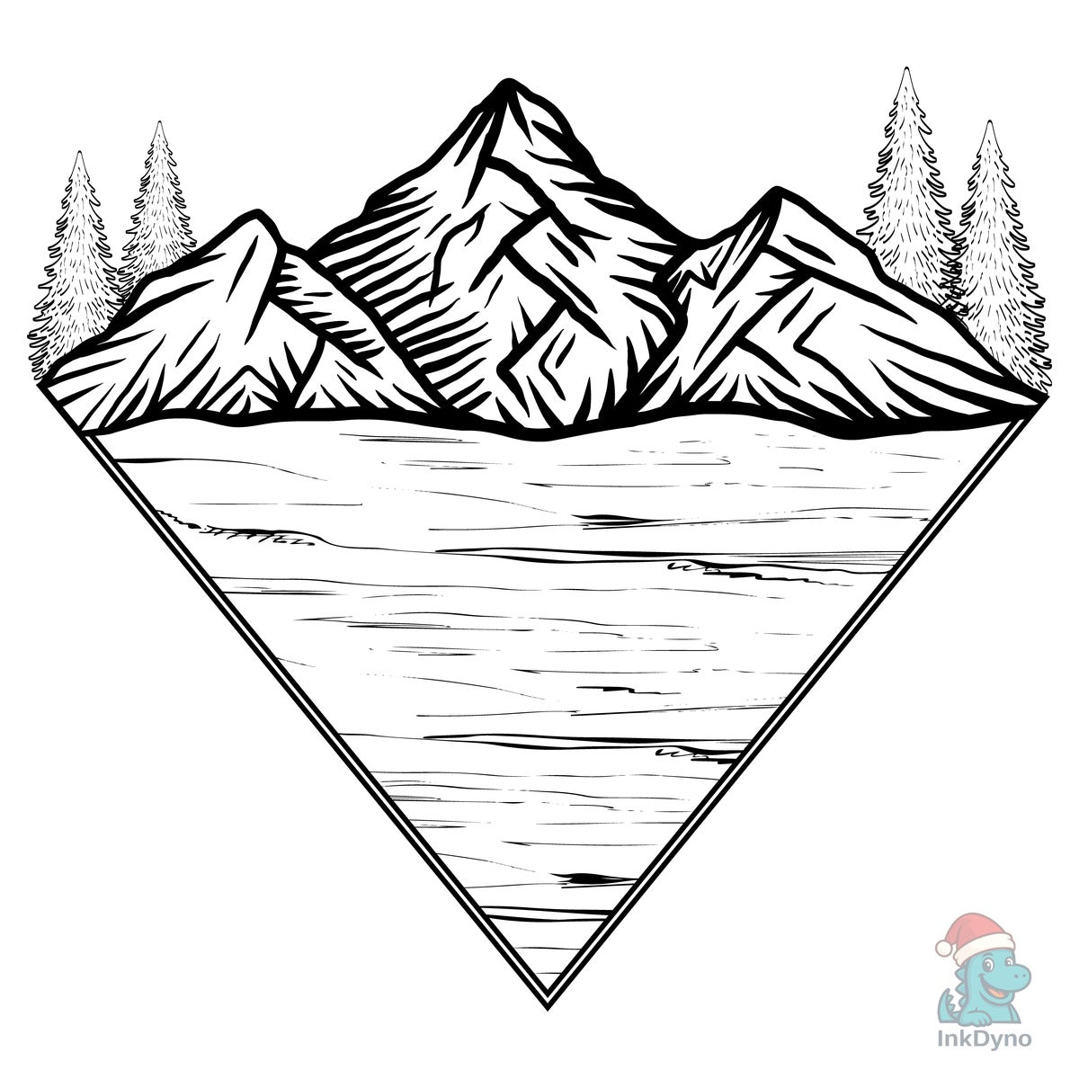Adventure is Calling Line Art T Shirt