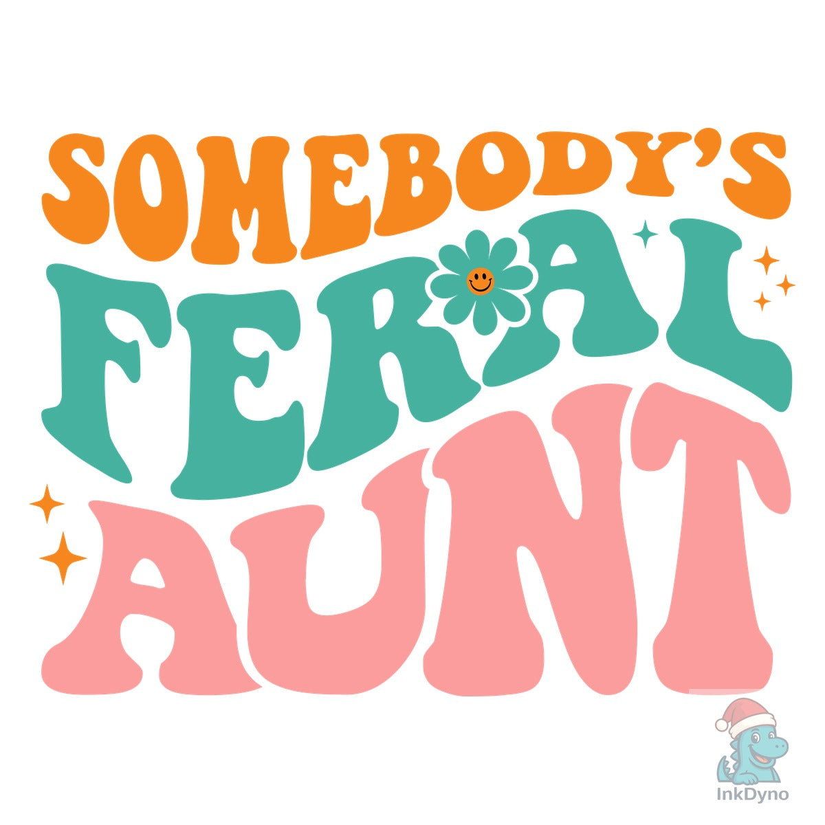 Somebody's Feral Aunt Retro T Shirt