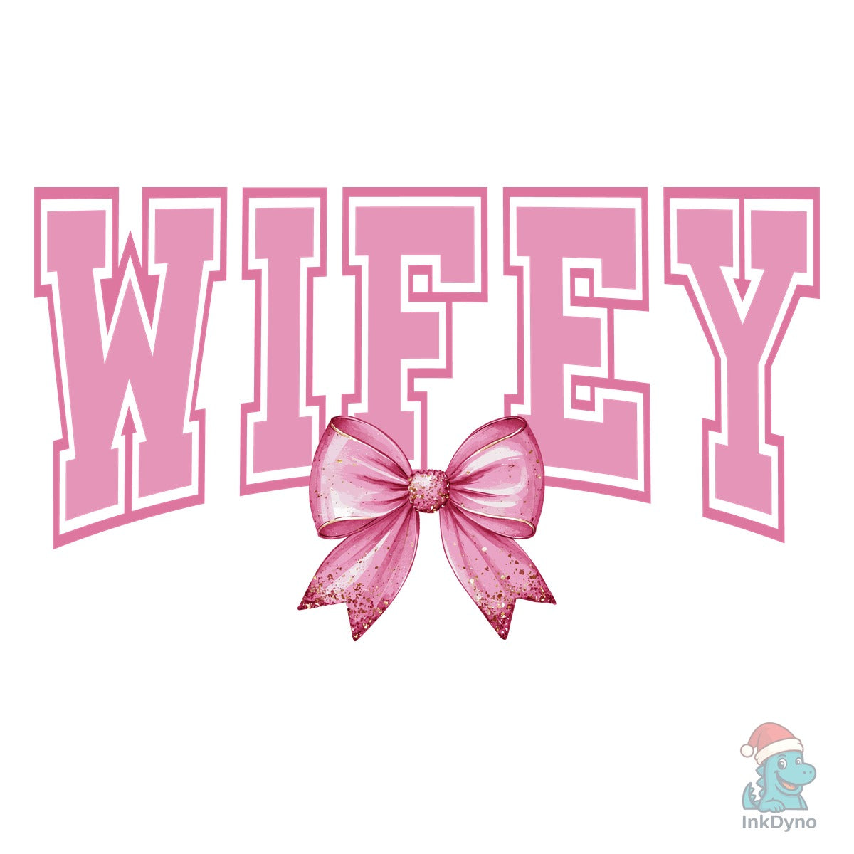 Coquette Pink Bow Wifey Heat