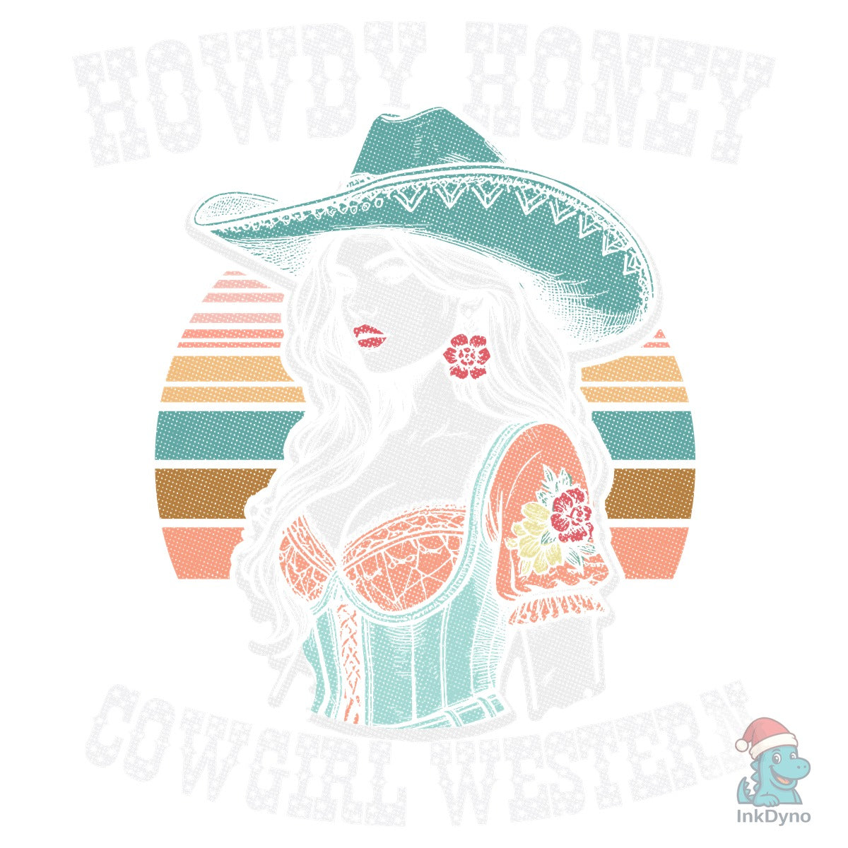 Howdy Honey Cow Girl Western
