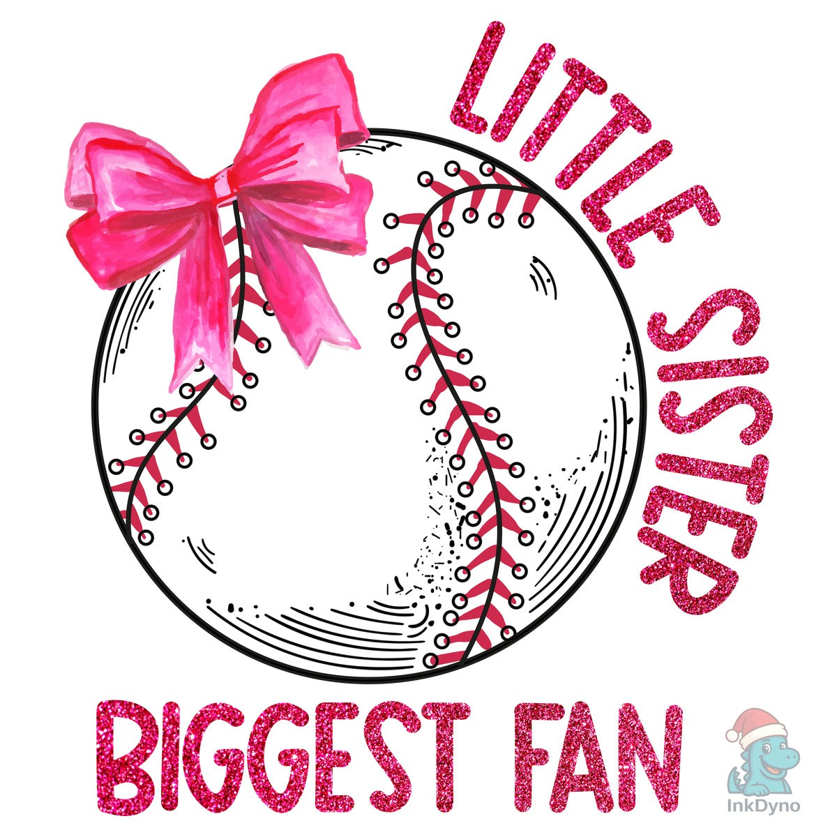 Baseball Sister Glitter