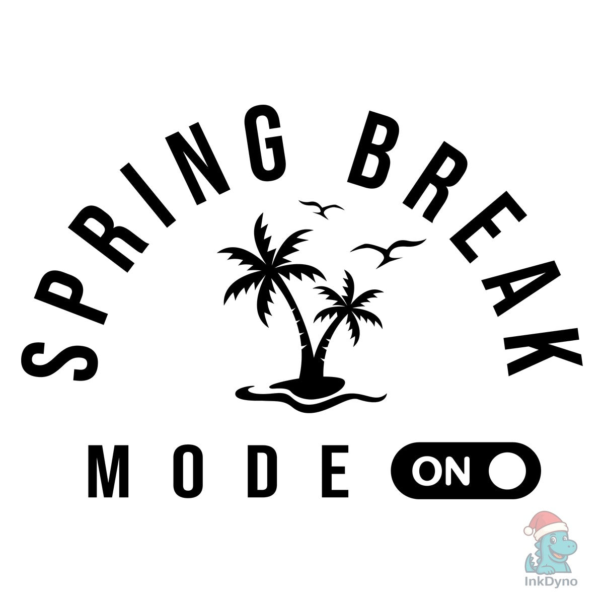 Spring Break Vacation Heat-Press Design