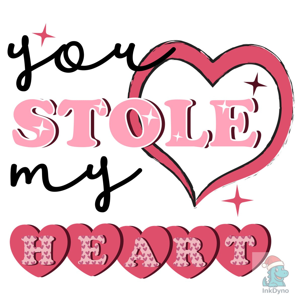 Valentine Tshirt You Stole My Heart