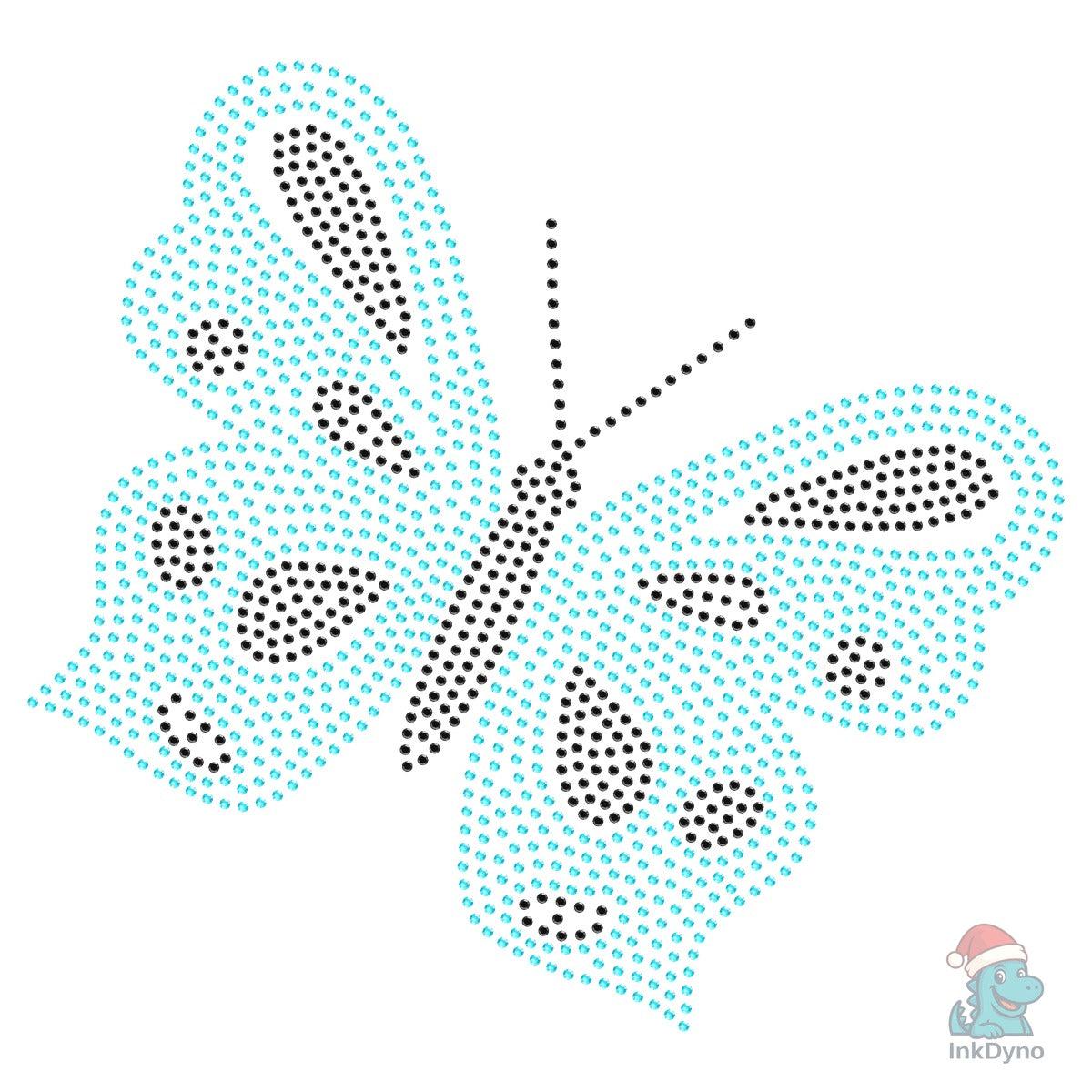 Butterfly Rhinestone Template