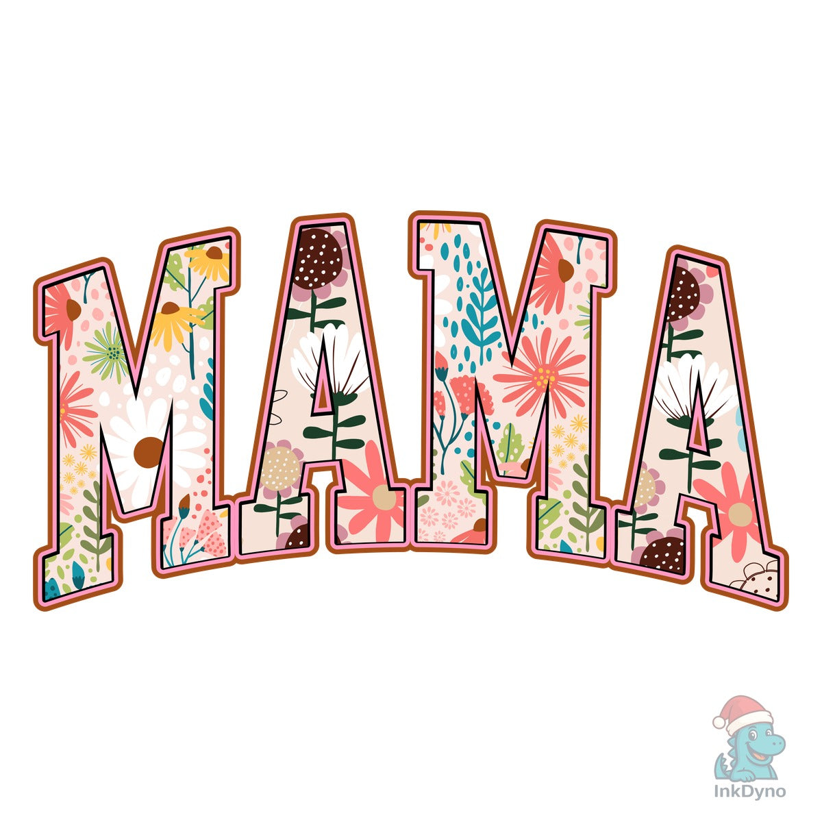 Mama Boho Floral Varsity