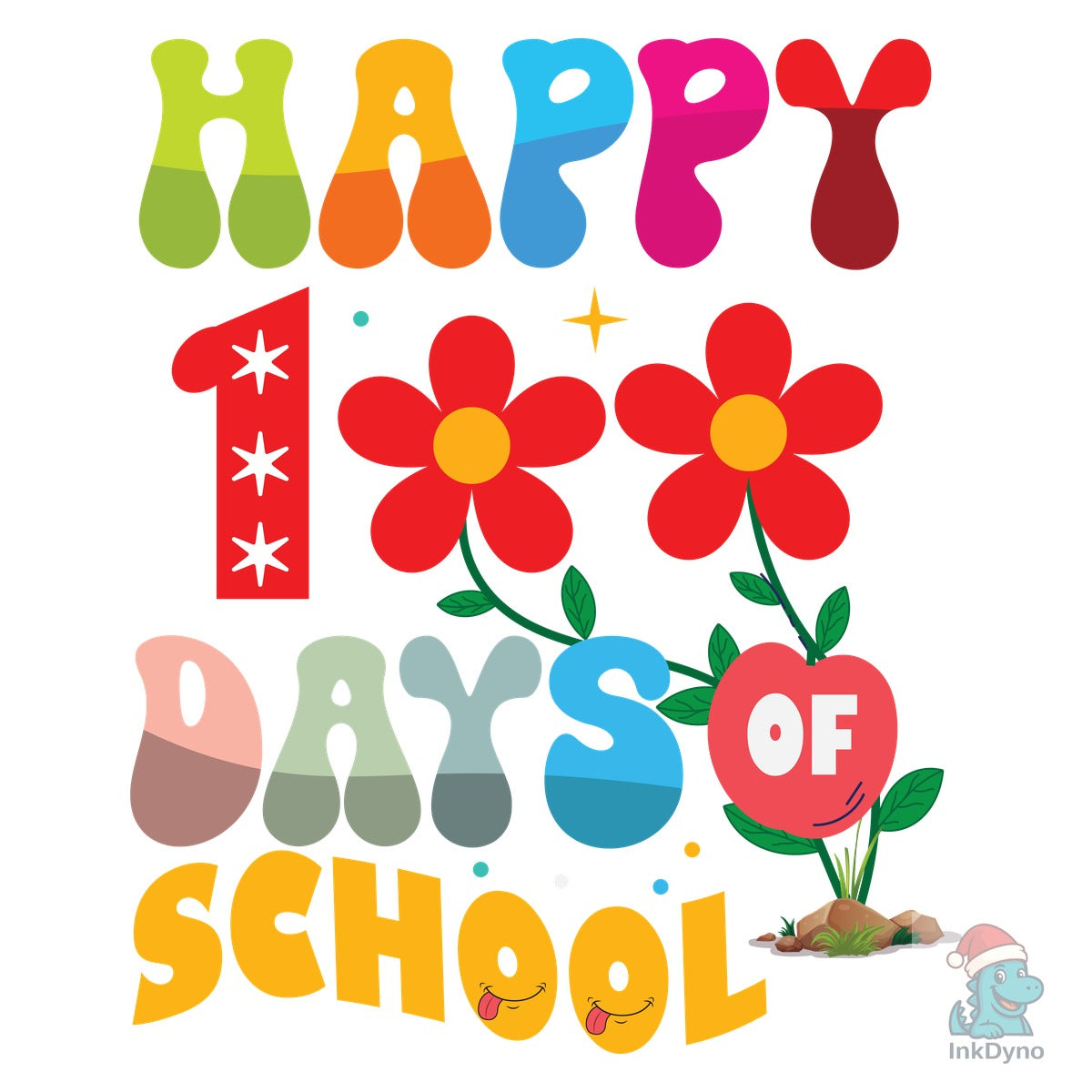 100 Days of School Spirit Chic T-Shirt