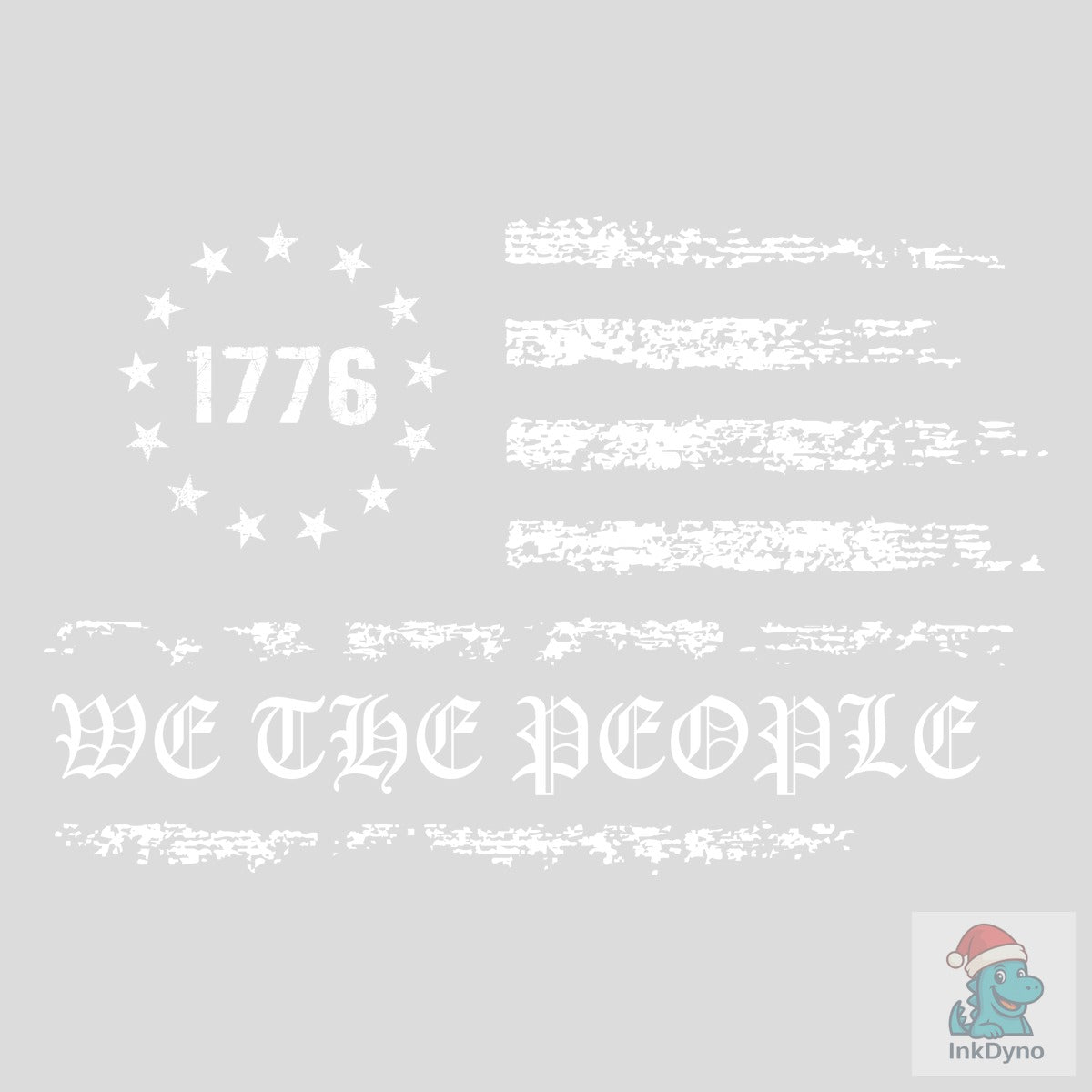 We the People 1776 USA Flag Design
