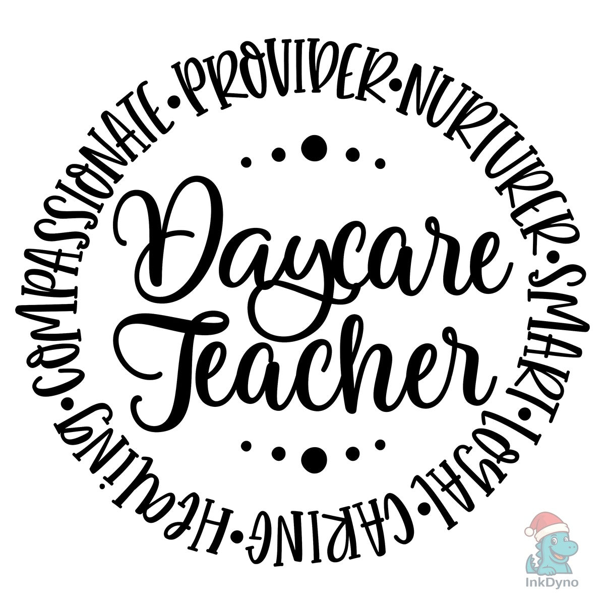 Daycare Teacher Cutting Sublimation