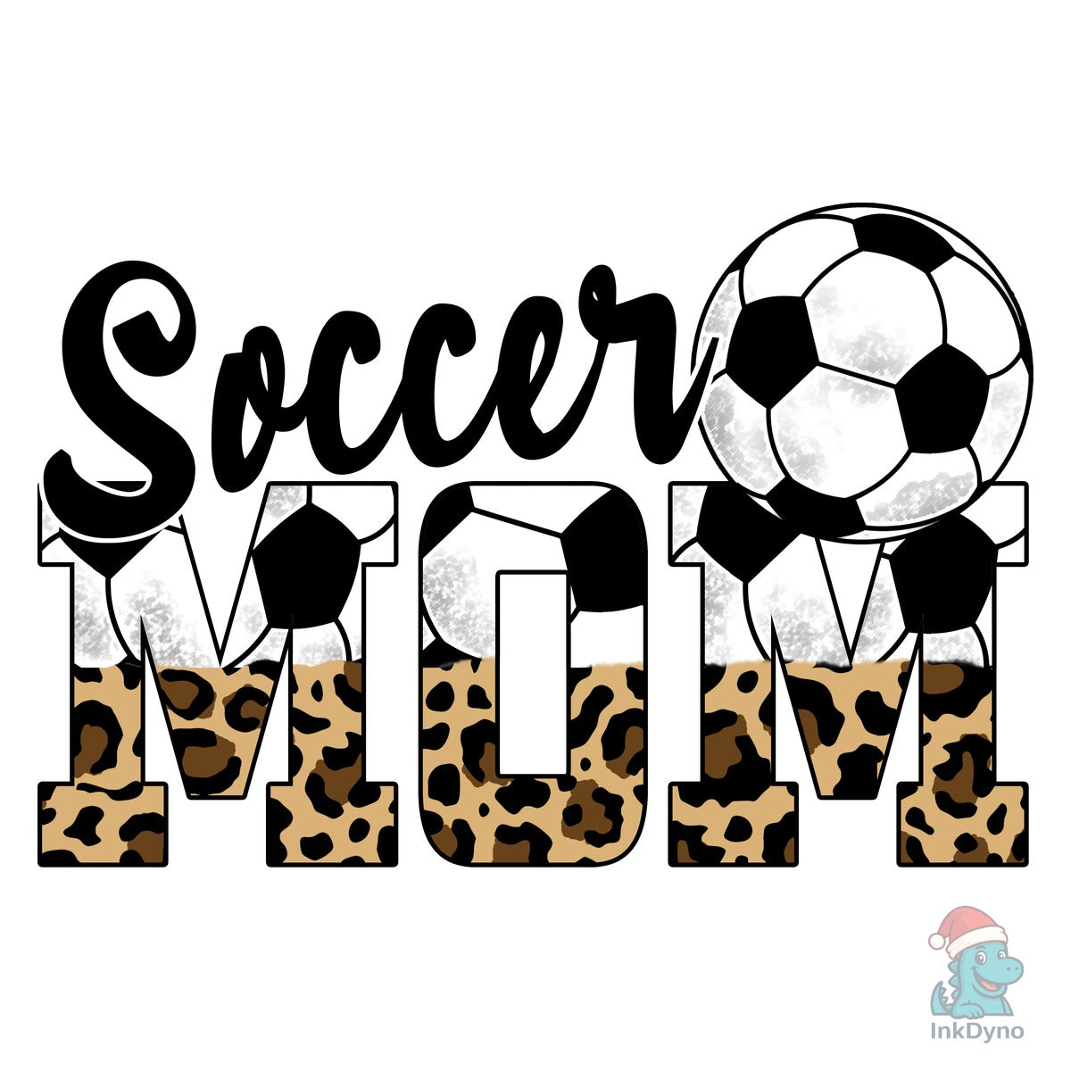 Soccer Mom Leopard Soccer Ball