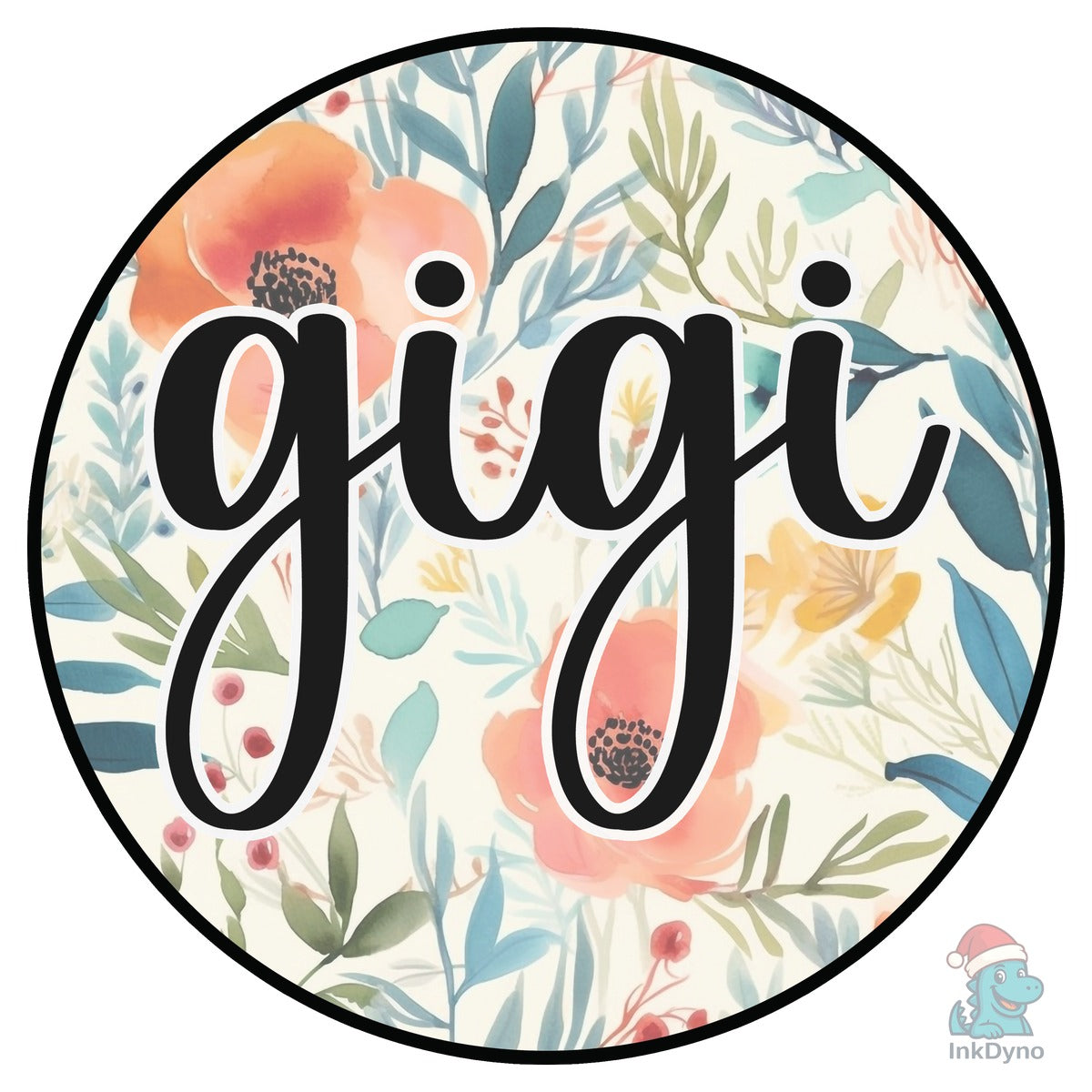 Gigi Grandma Vintage Floral Flower