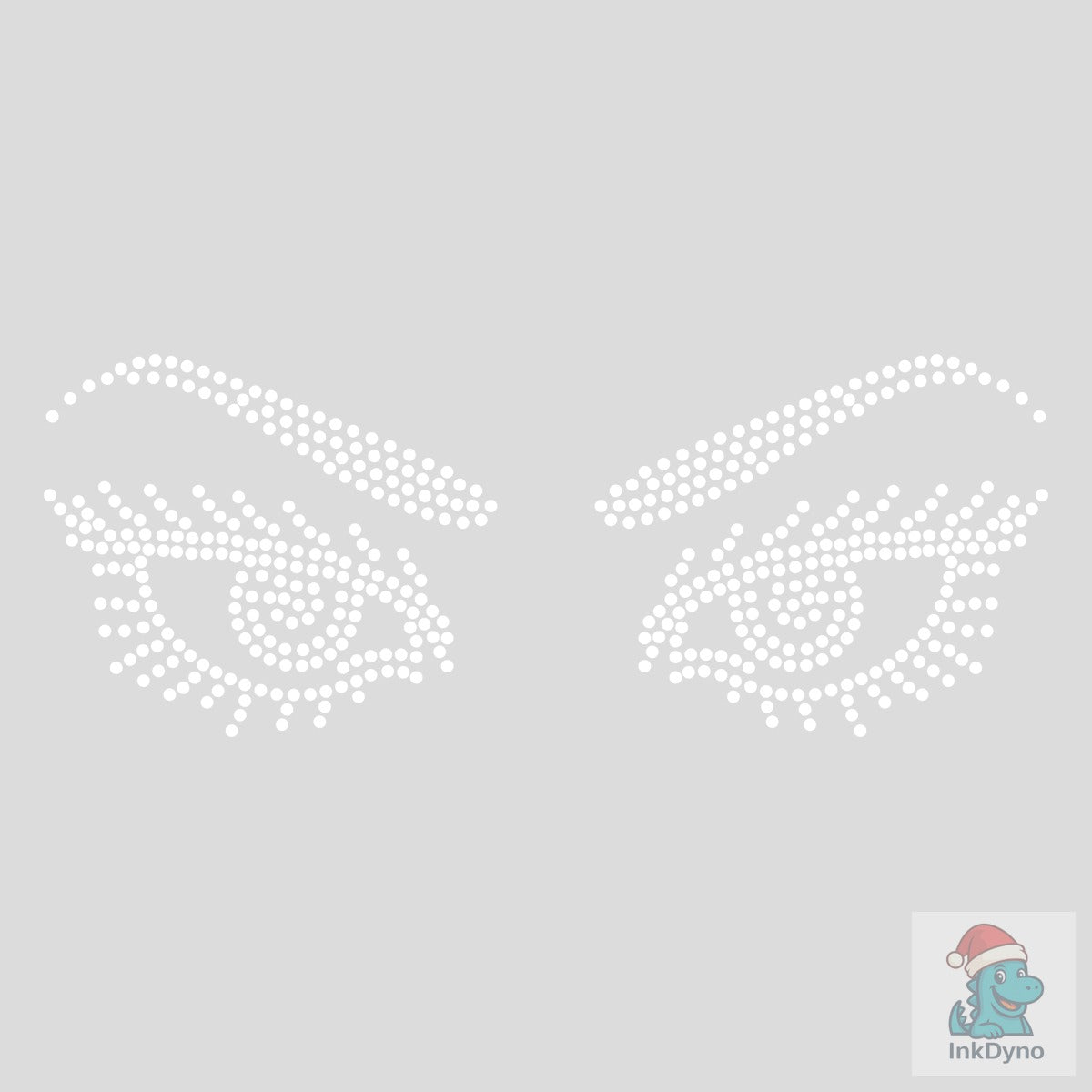 Rhinestone Template Eye Design
