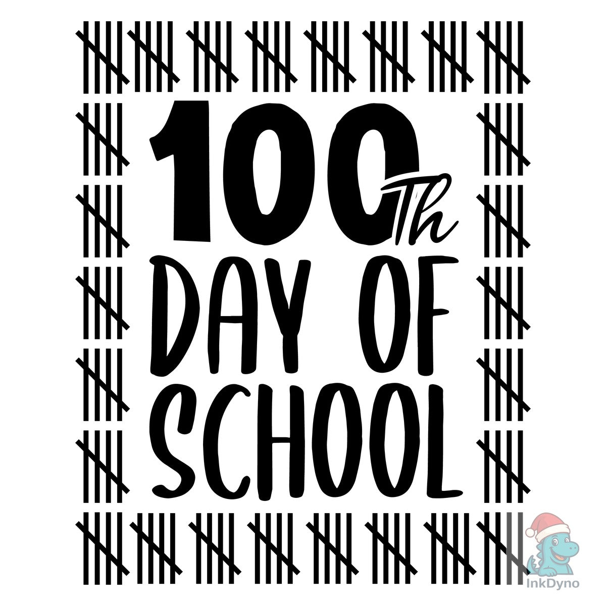 100 Day of School T-Shirt Graphic