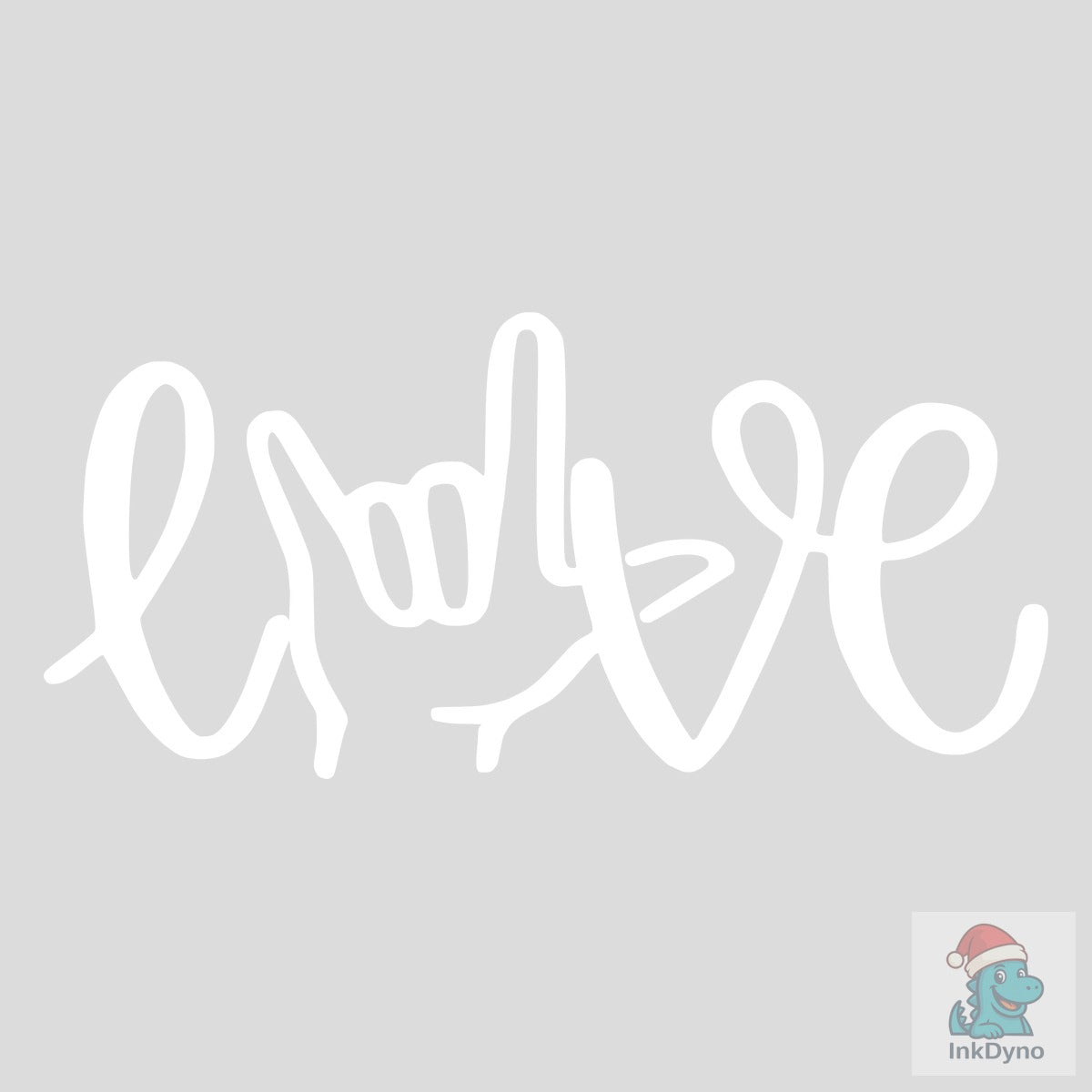 ASL I Love You ILY Design SVGs PNGs