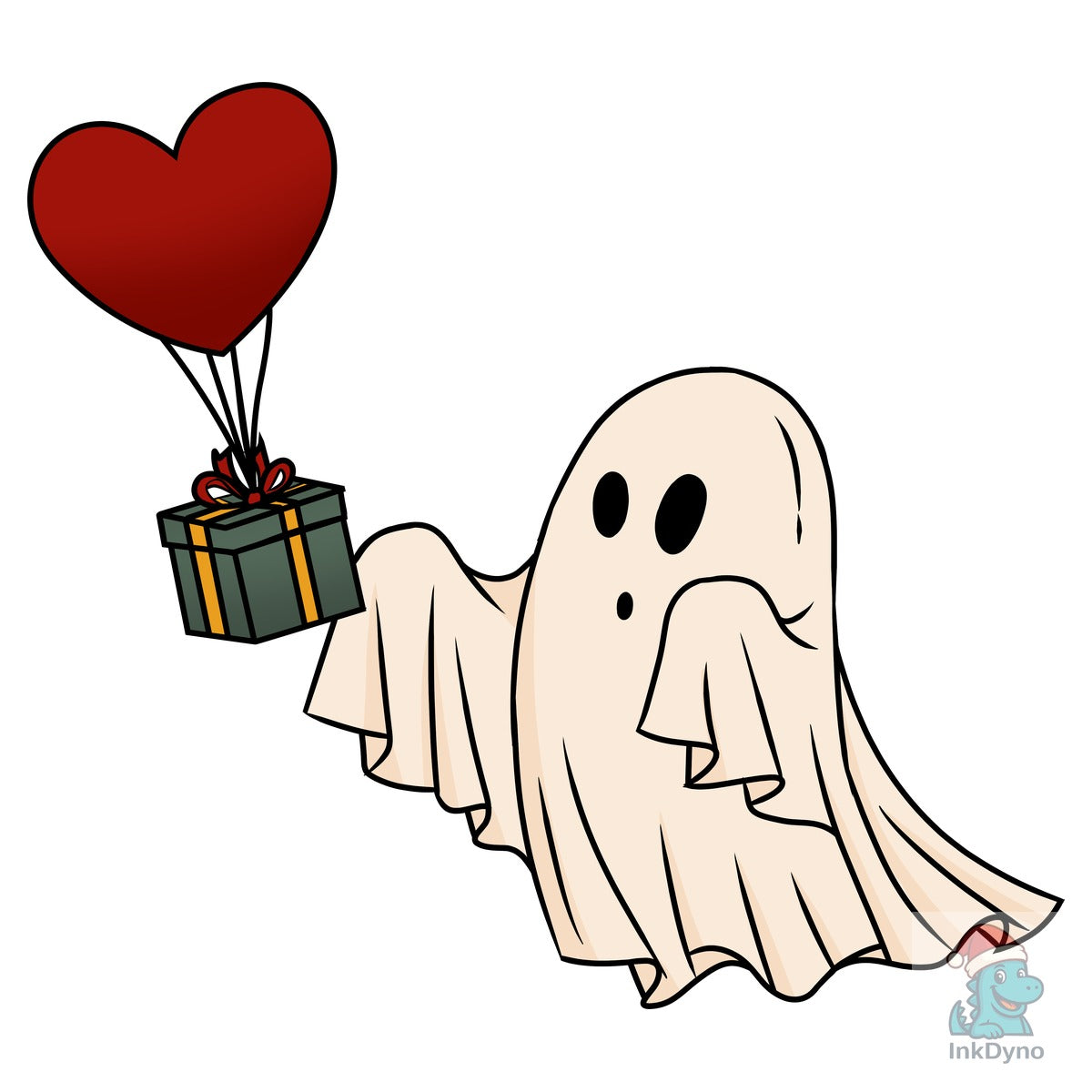 Retro Valentine Ghosts