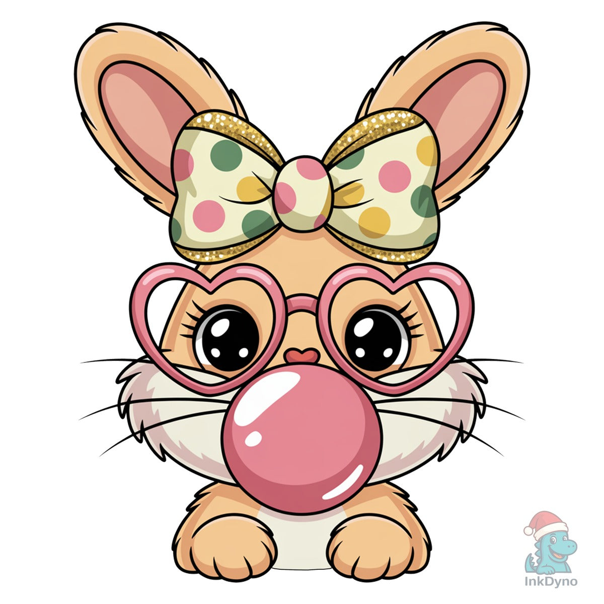 Glitter Happy Easter Bunny Coquette