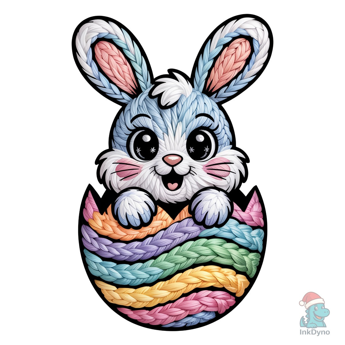 Latch Hook Crochet Bunny Faux Yarn