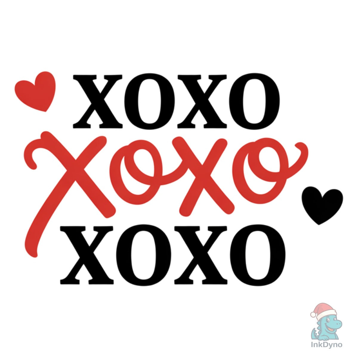XOXO Hearts Valentine's Day