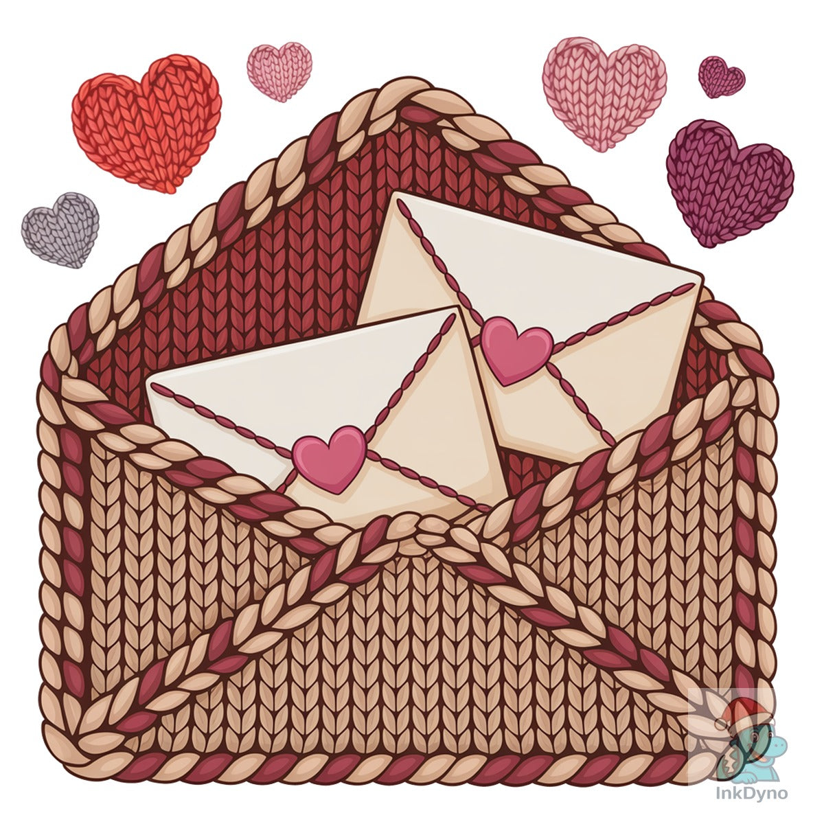 Crochet Yarn Valentine Love Letter