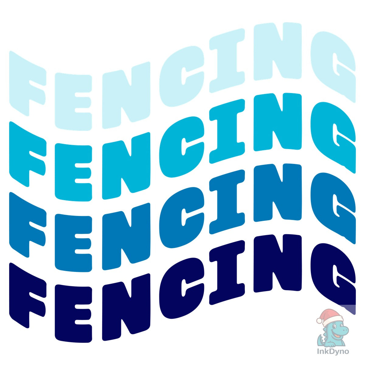 Retro Fencing T-shirt Design Vector