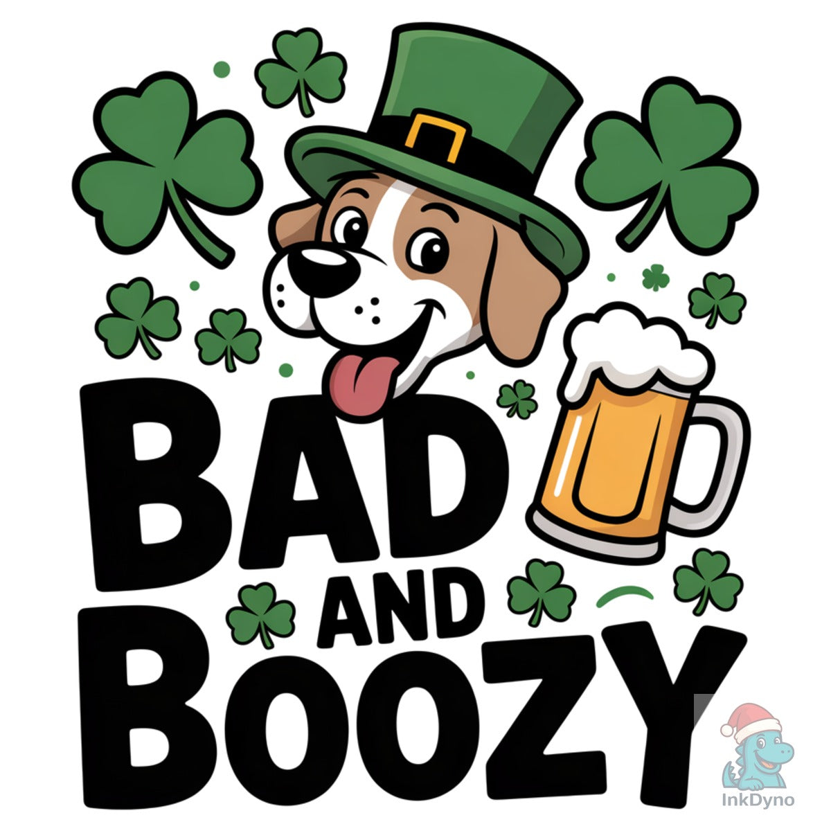 Bad and Boozy Dog St. Patrick's Day