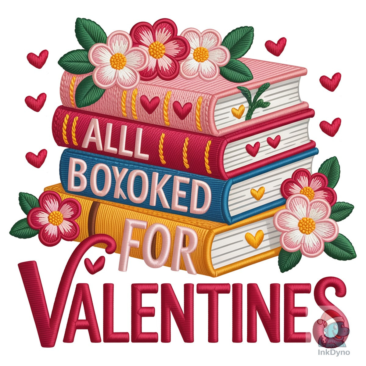 All Booked for Valentines Latch Hook